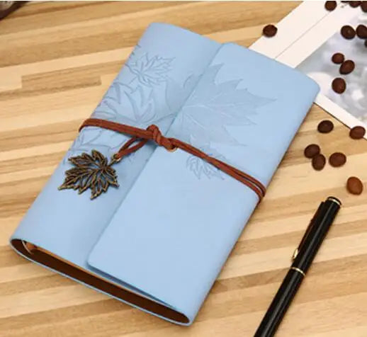 Vintage faux leather traveller's journal