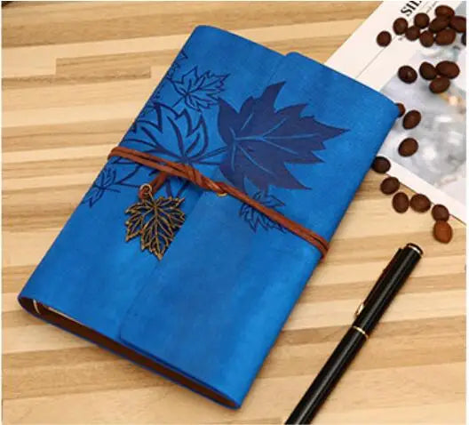 Vintage faux leather traveller's journal