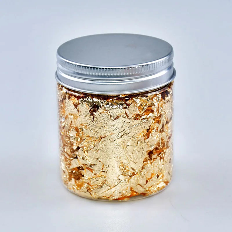 Gold foil flakes for wax seals