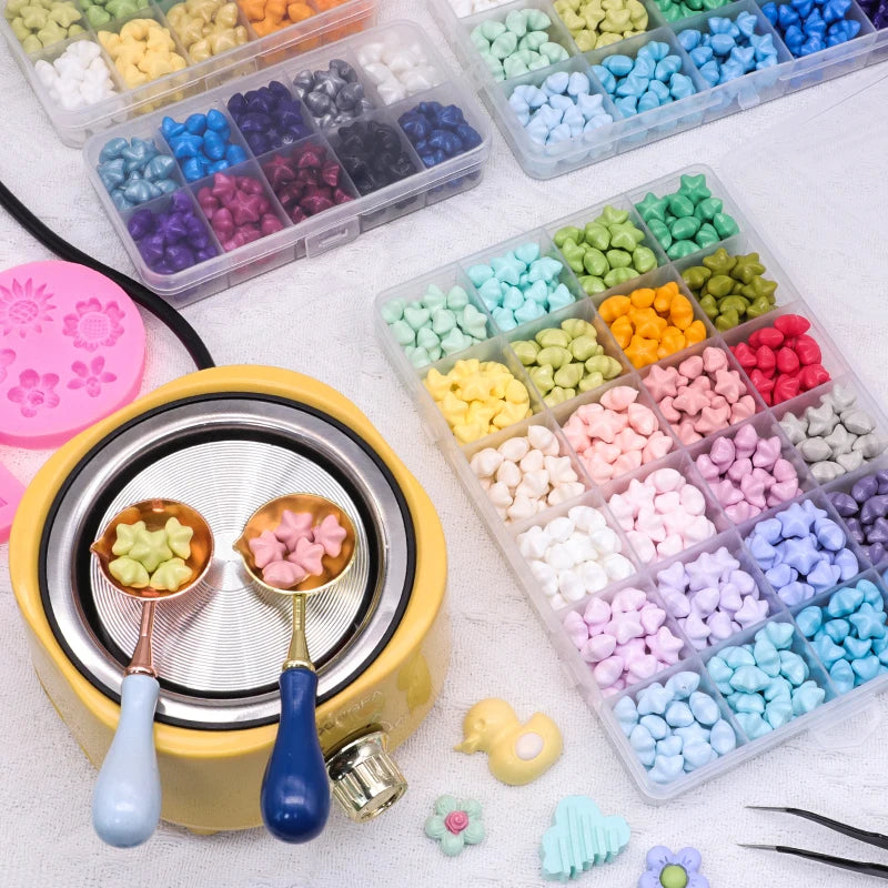 Colourful sealing wax beads for wax seal stamps