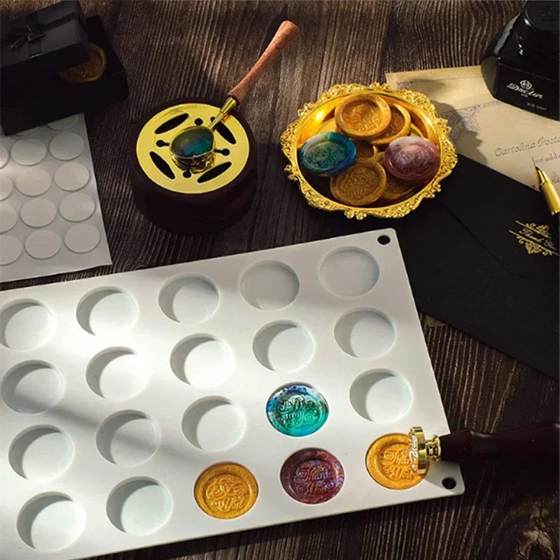 Silicone wax seal mould mat for batch seals