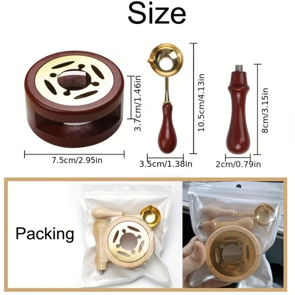 Vintage wax melting stove kit for wax seals