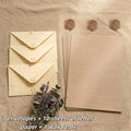 Vintage floral letter writing paper and envelopes