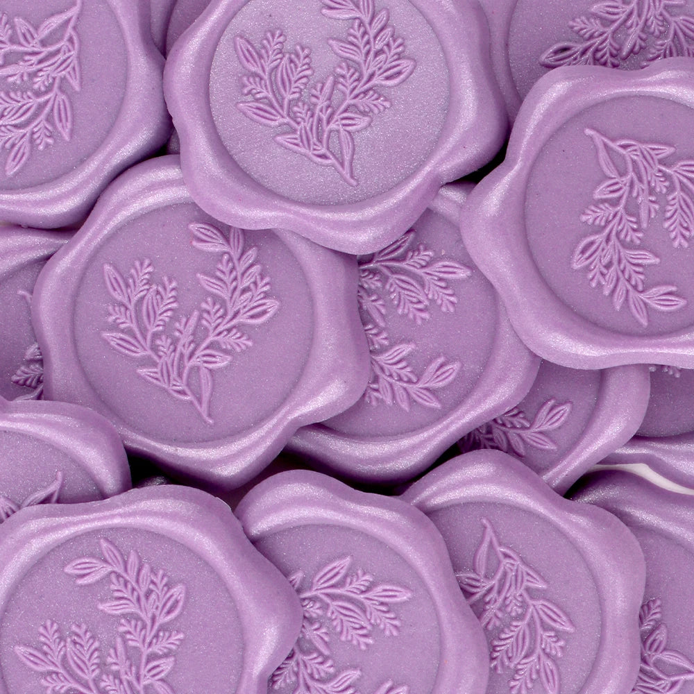 Eucalyptus wax seal stickers in assorted colours