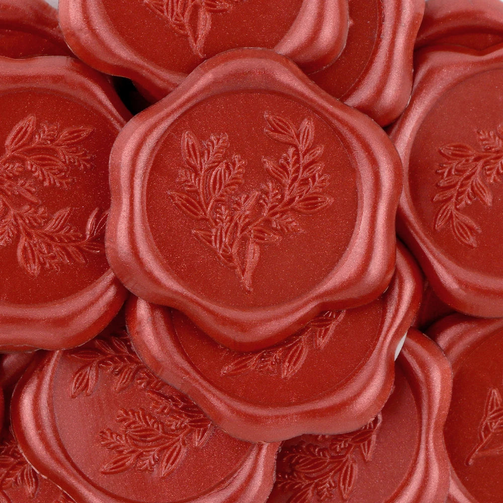 Eucalyptus wax seal stickers in assorted colours