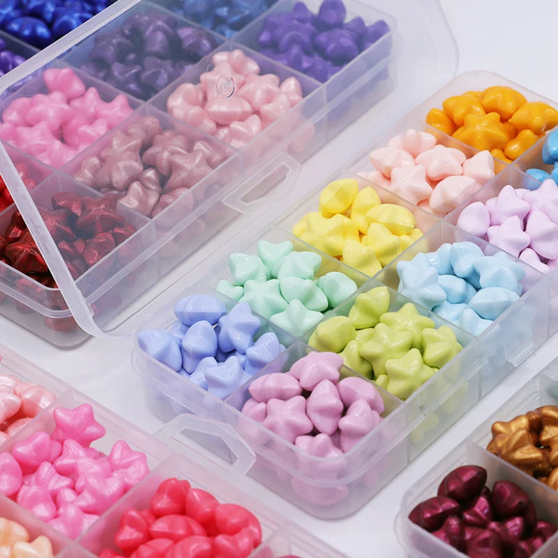 Sealing wax beads box in assorted colours