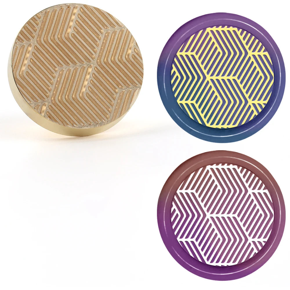 Celestial brass wax seal stamp heads