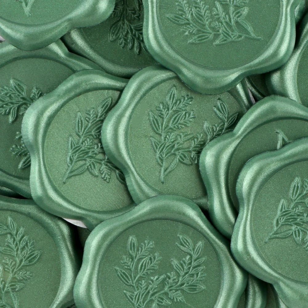 Eucalyptus wax seal stickers in assorted colours