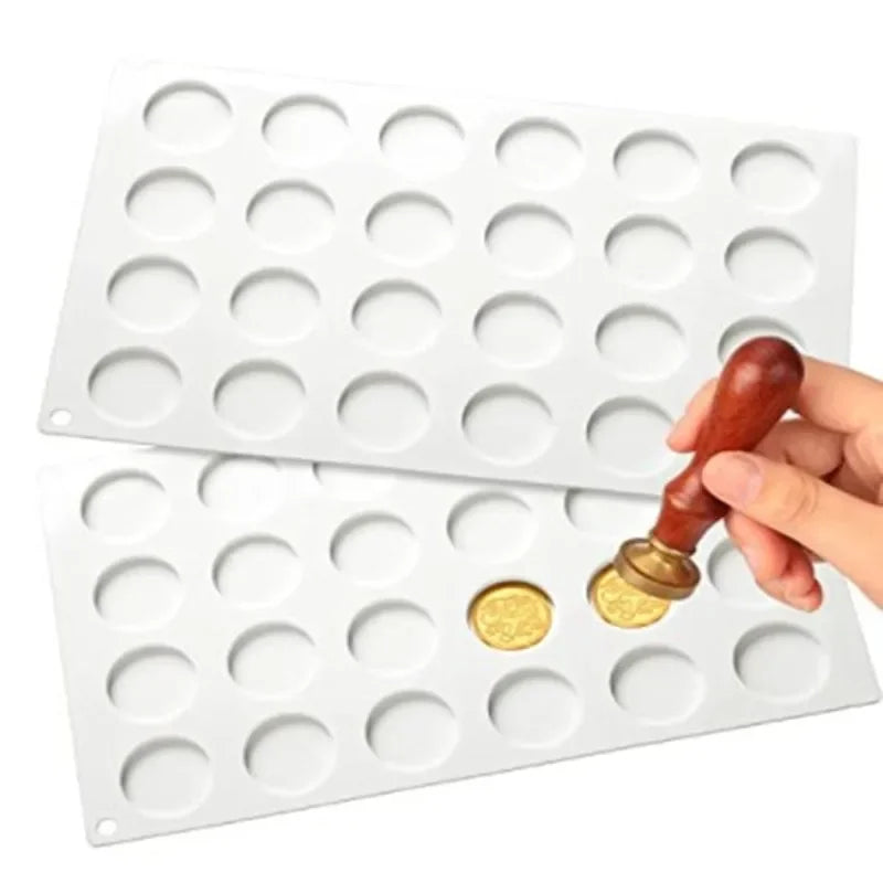 Silicone wax seal mould mat for batch seals